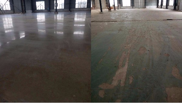 佛山容达固化地坪是如何通过“刮骨疗伤”解决地坪起灰起沙的？